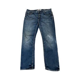 Buckle BKE Ryan Straight Leg Jeans Men’s 36R Blue Denim Cotton Blend Stretch